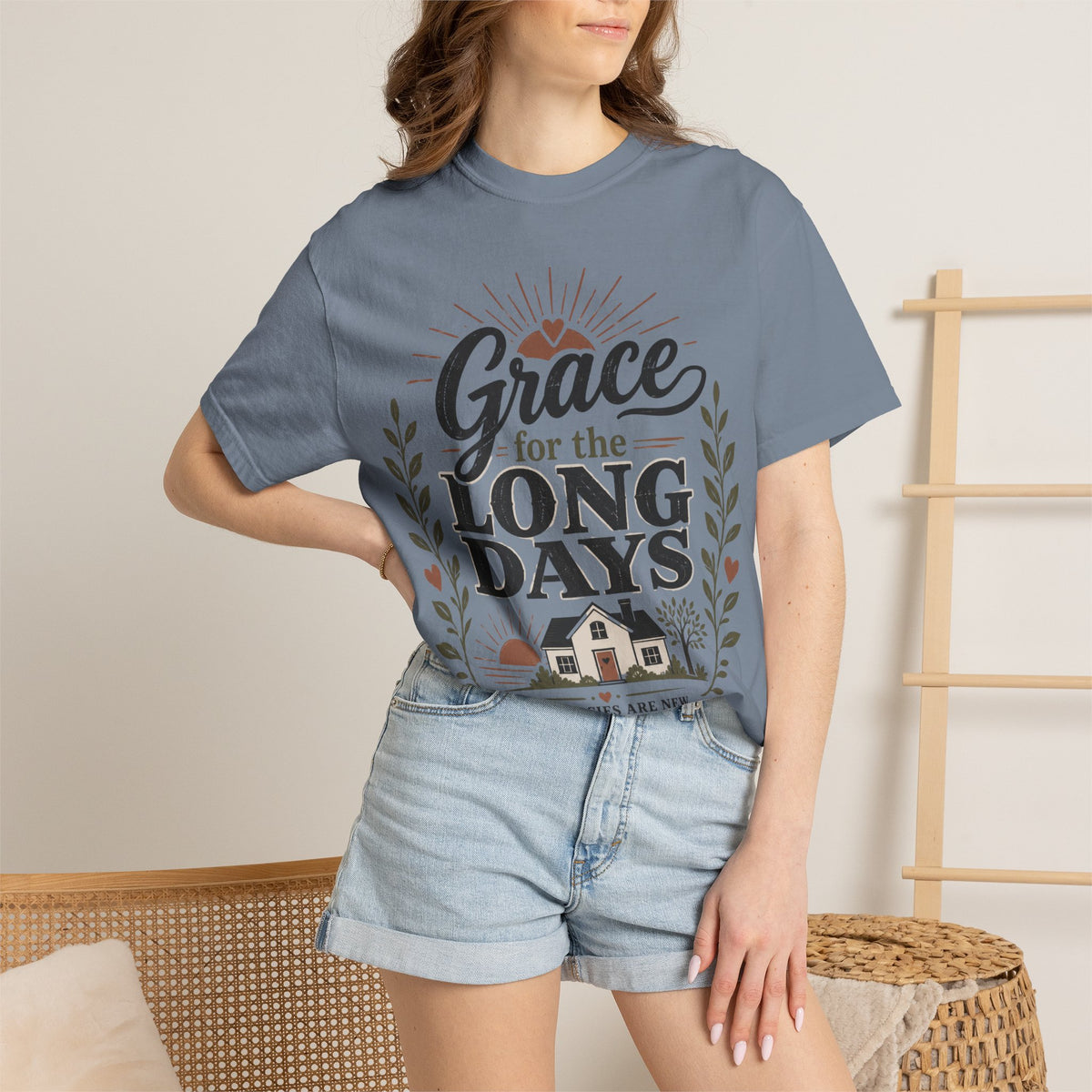 Grace for the Long Days T-shirt view 2