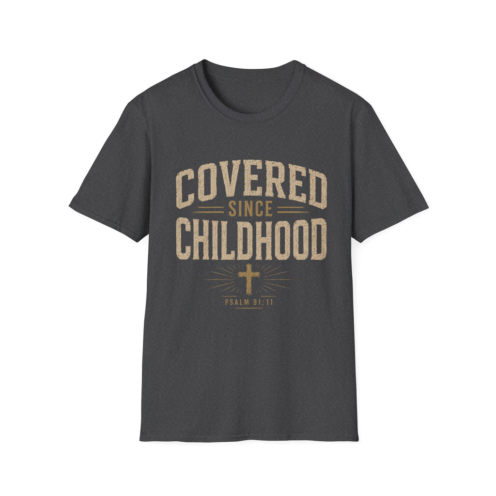 Covered Since Childhood Christian T-Shirt T-shirt view 18