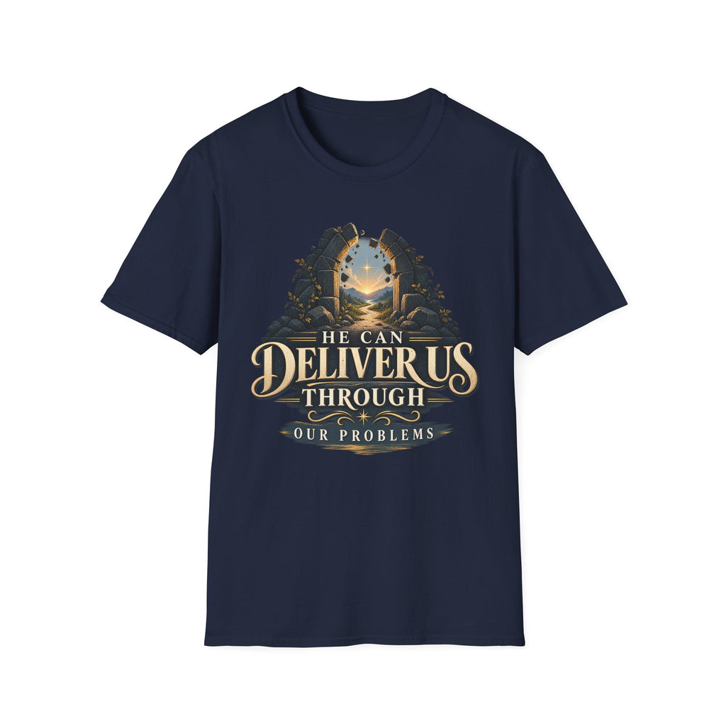 He Can Deliver Us Christian T-Shirt, front product view 9