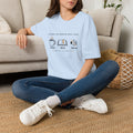 Coffee. Word. Silence. Christian T-Shirt
