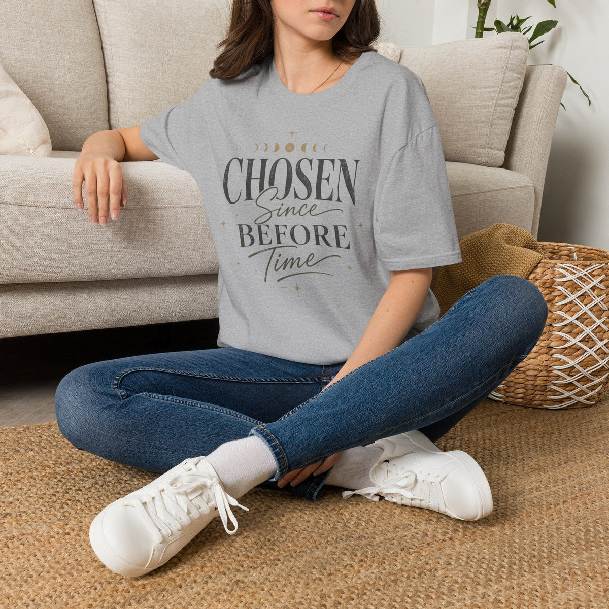 Chosen Since Before Time Christian T-Shirt Printify mockup 12