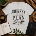 Trust the Journey Christian T-shirt in Ice Grey