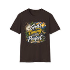 God's Timing Is Always Perfect T-Shirt — Inspirational Christian Faith Tee Printify customer-view image 7