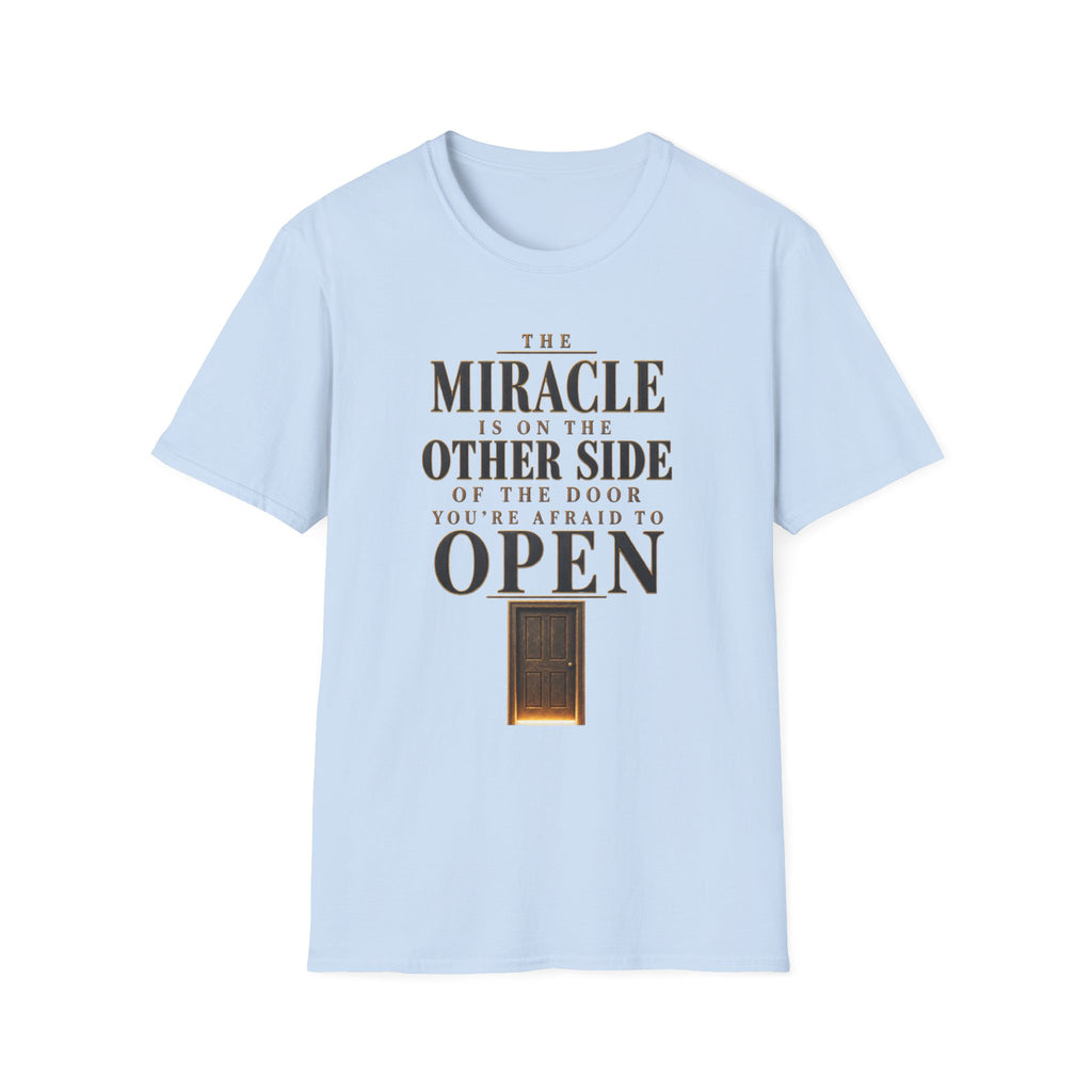 The Miracle Is on the Other Side Christian Faith T-shirt product view 9