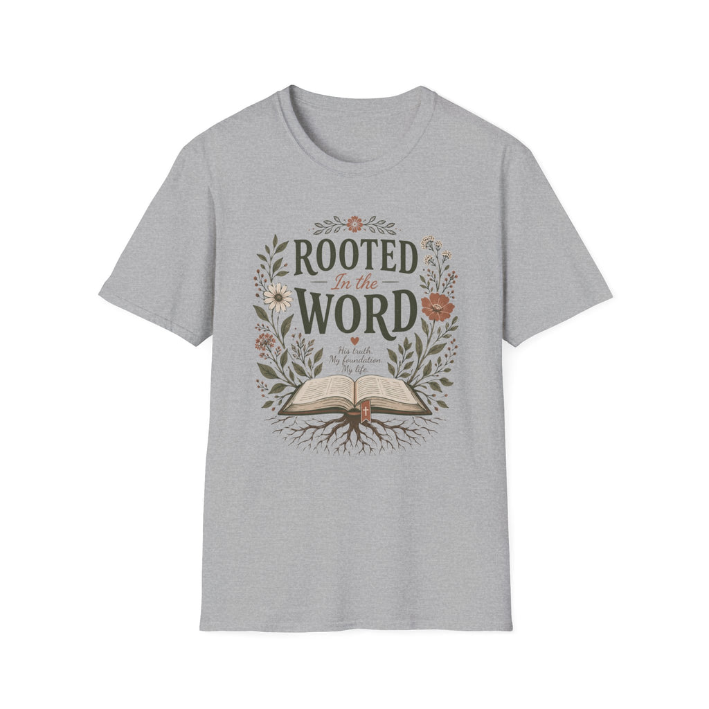 Rooted in the Word™ Christian T-Shirt — product view 14