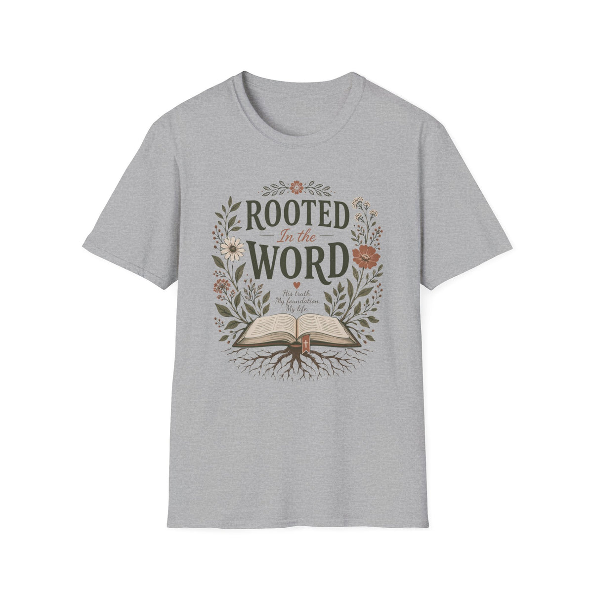 Rooted in the Word™ Christian T-Shirt — product view 14