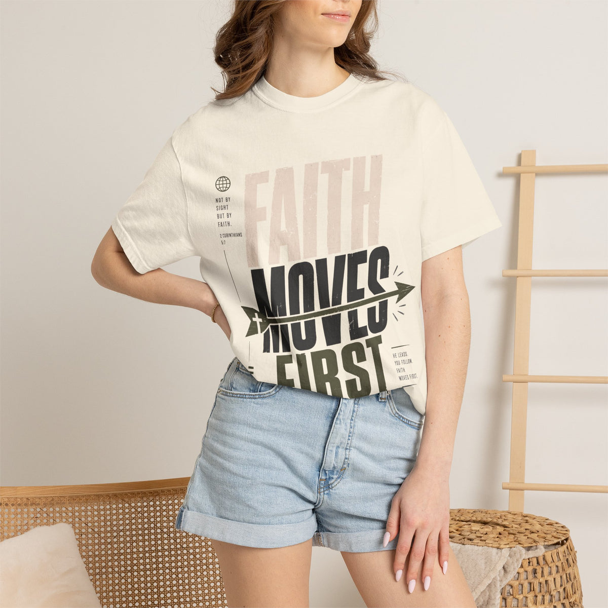 Faith Moves First T-shirt view 14