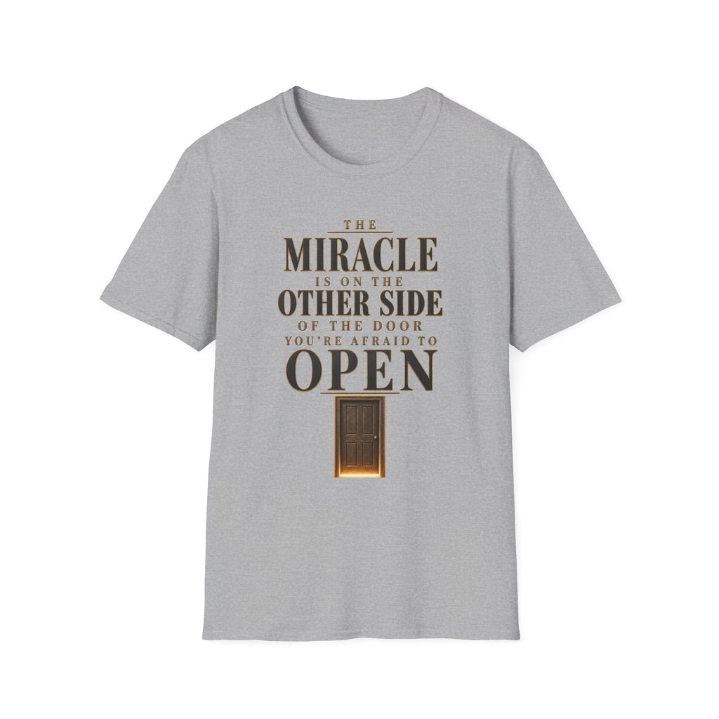 The Miracle Is on the Other Side Christian Faith T-shirt product view 7
