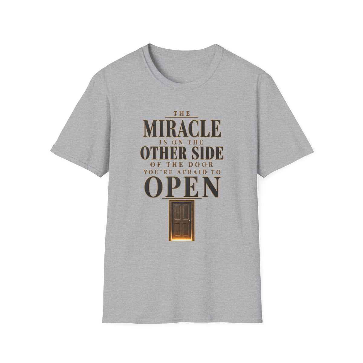The Miracle Is on the Other Side Christian Faith T-shirt product view 7
