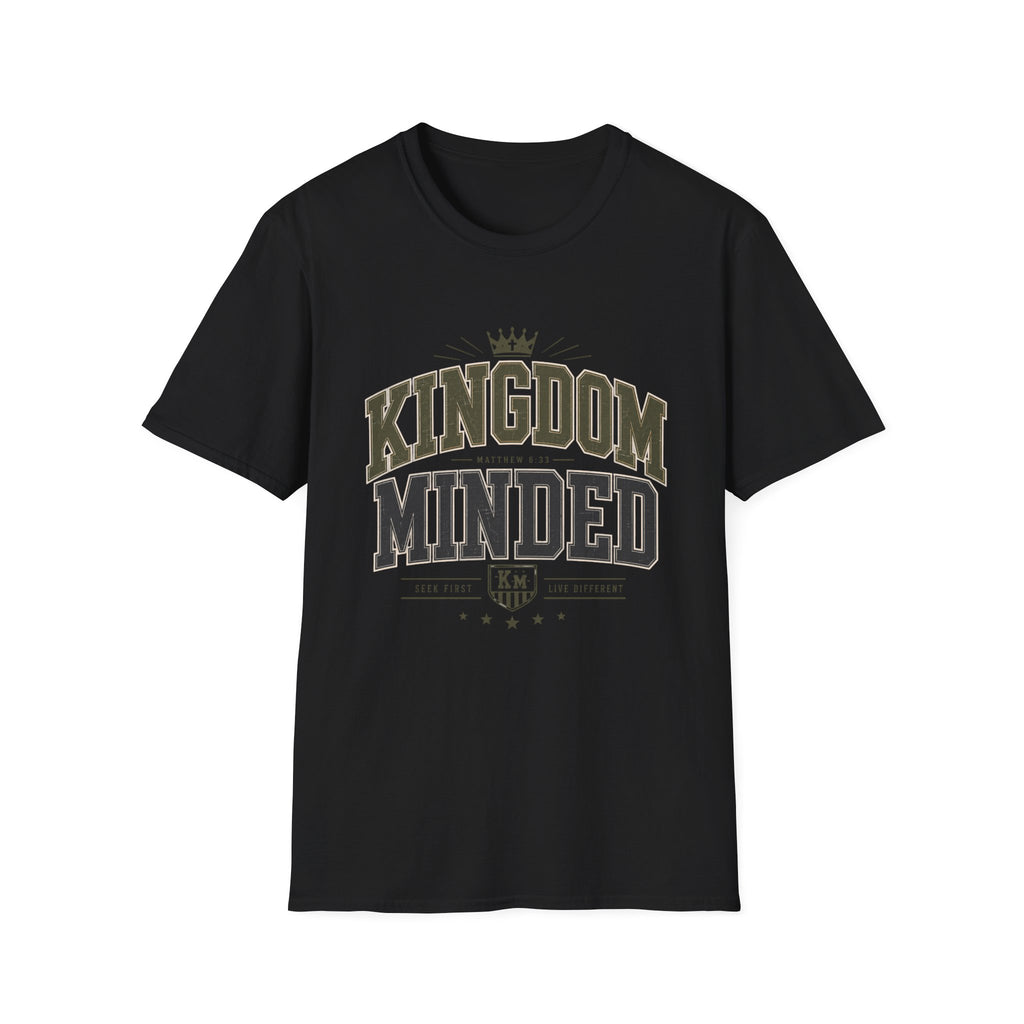 Kingdom Minded Matthew 6:33 faith shirt mockup