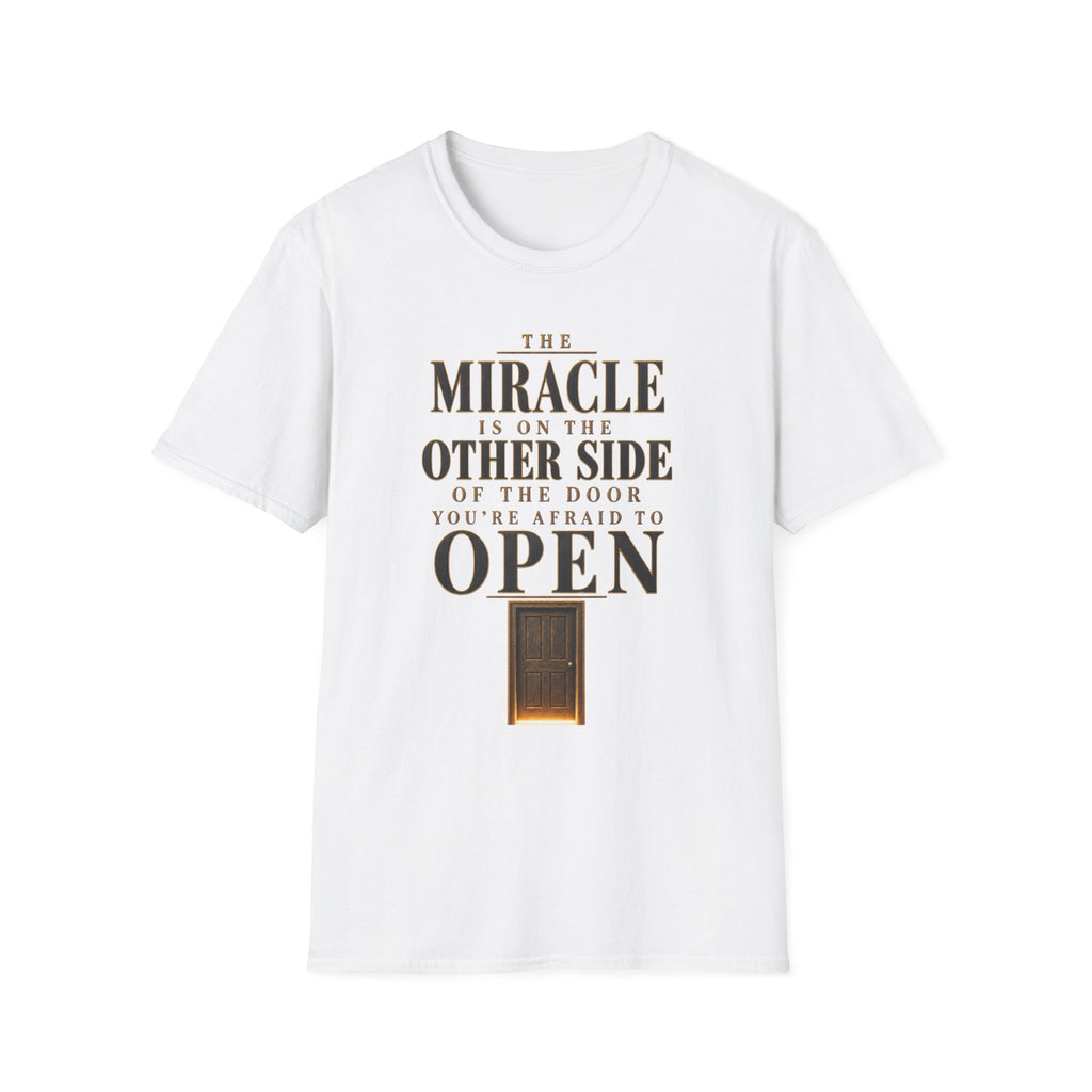 The Miracle Is on the Other Side Christian Faith T-shirt product view 11