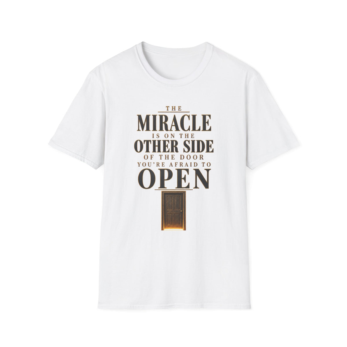 The Miracle Is on the Other Side Christian Faith T-shirt product view 11