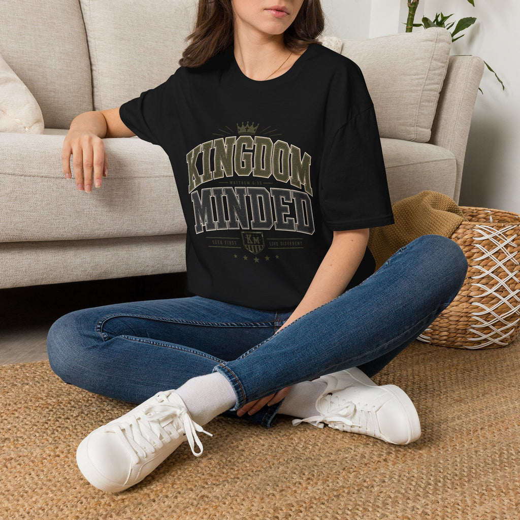 Kingdom Minded Christian faith tee product image