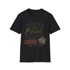Prayer Is The Fuel Action Is The Engine T-Shirt T-shirt view 13