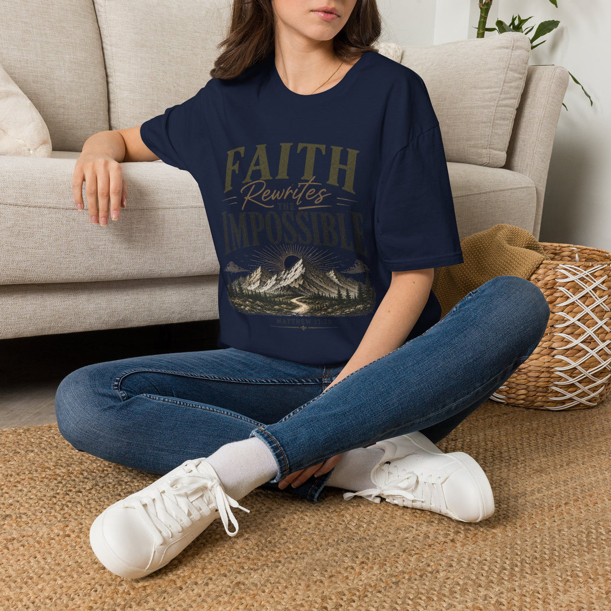 Faith Rewrites the Impossible T-shirt view 24