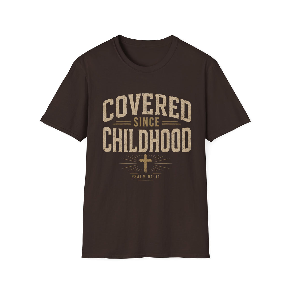 Covered Since Childhood Christian T-Shirt T-shirt view 12