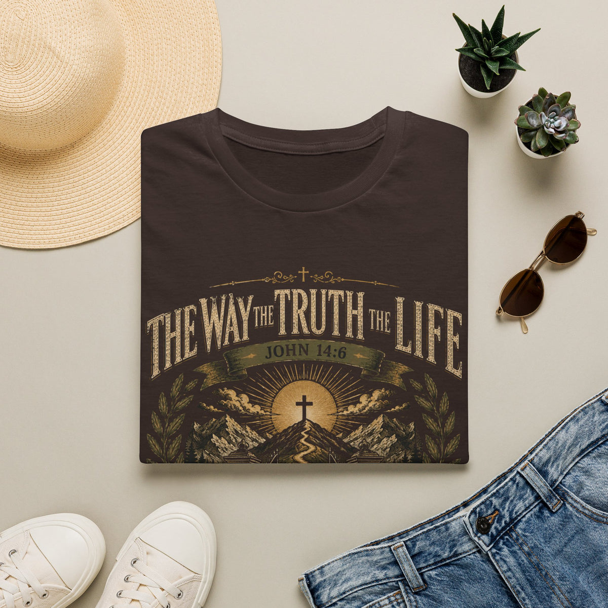 The Way The Truth The Life T-Shirt T-shirt view 3