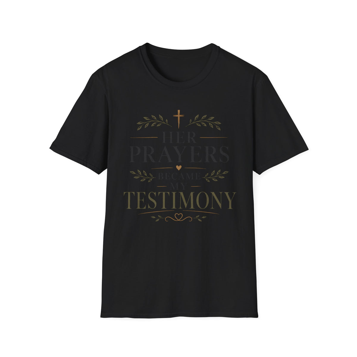 Her Prayers Became My Testimony T-shirt view 11