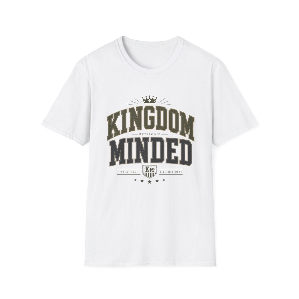Kingdom Minded Christian T-shirt product mockup