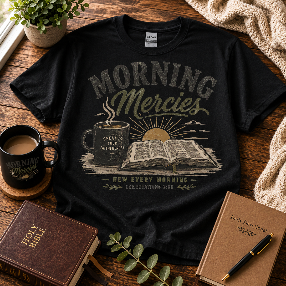 Morning Mercies featured T-shirt image