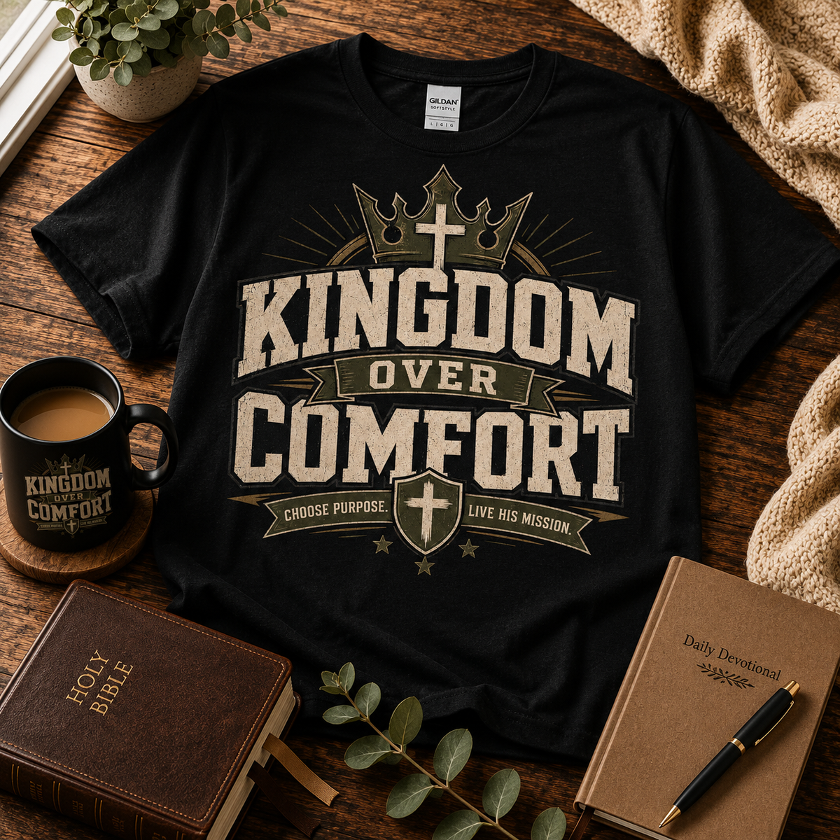 Kingdom Over Comfort featured T-shirt image