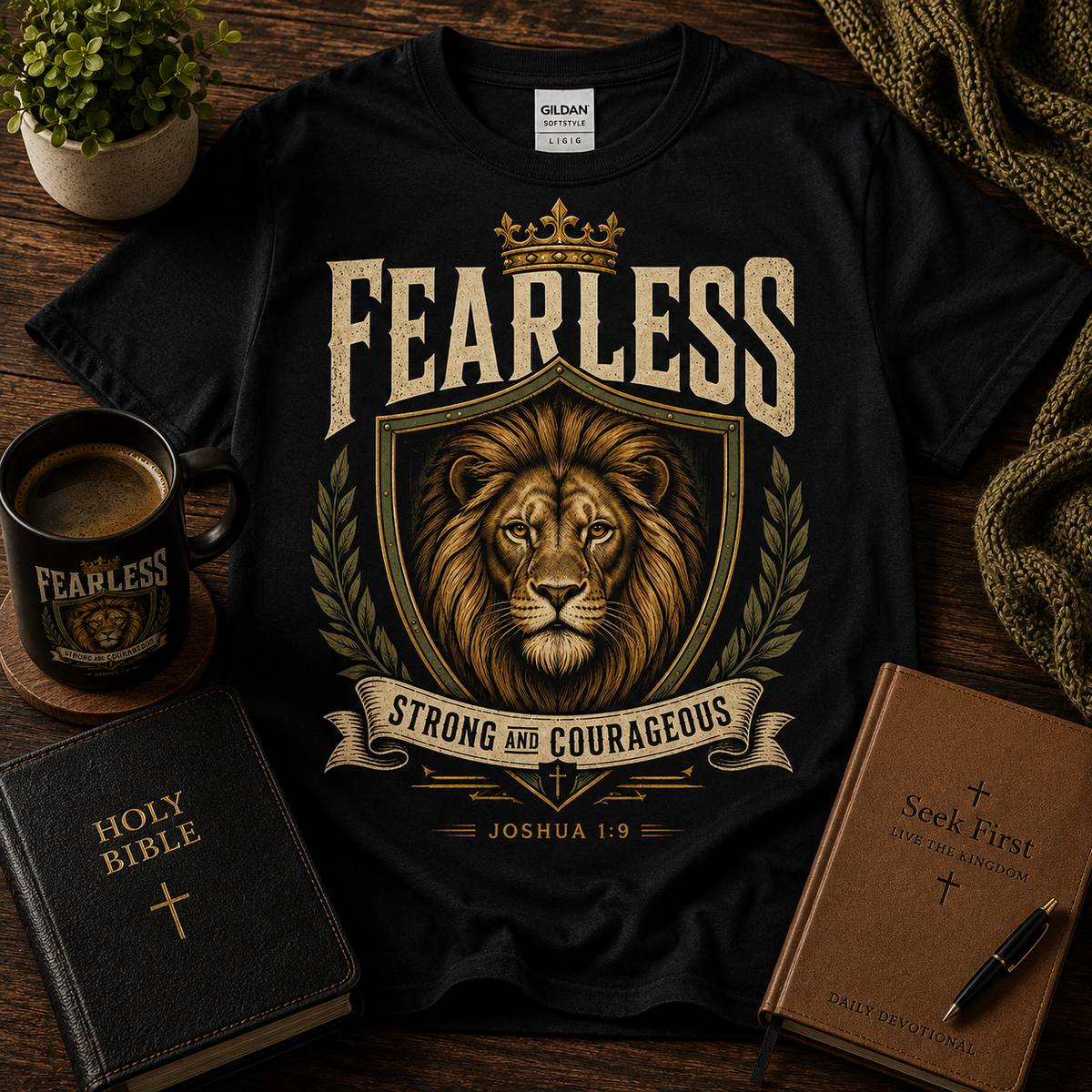 Fearless Lion T-Shirt featured T-shirt image