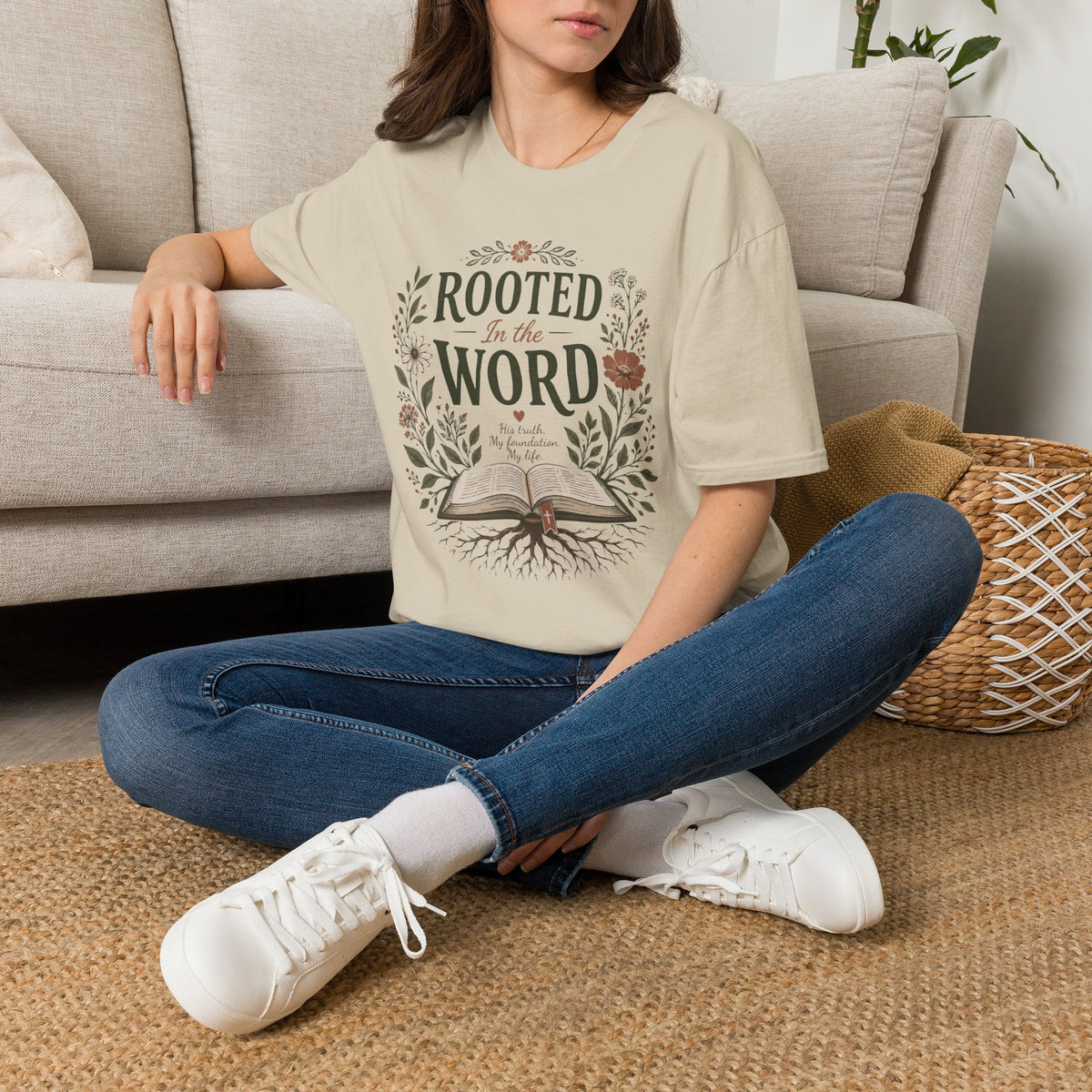 Rooted in the Word™ Christian T-Shirt — product view 9