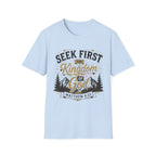 Seek First the Kingdom of God – Matthew 6:33 Christian T-Shirt — product view 15
