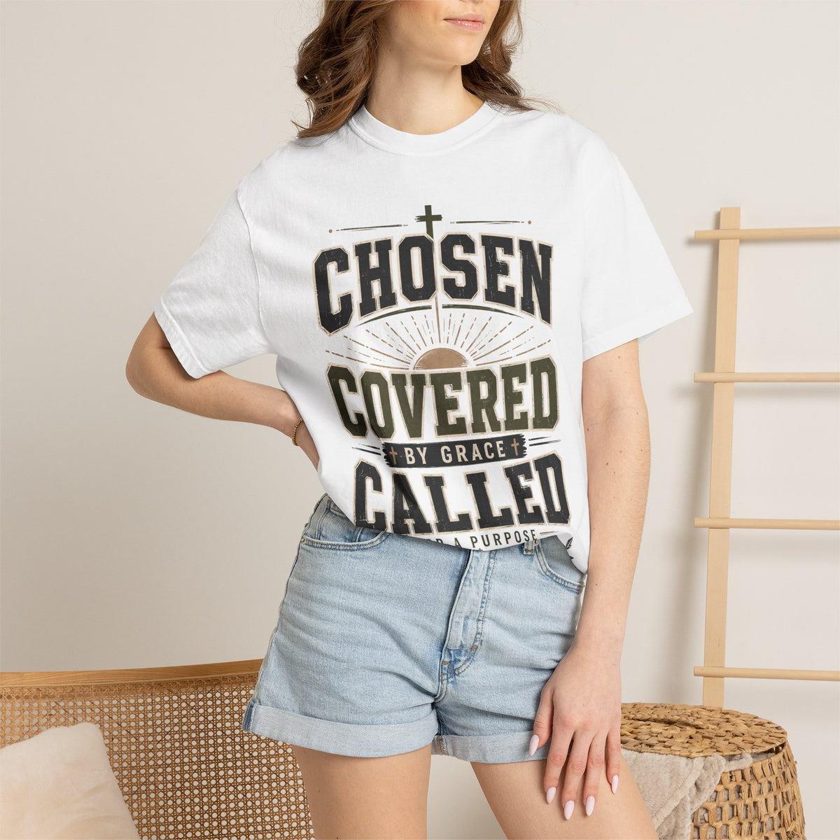 Chosen Covered Called Christian T-Shirt T-shirt view 11