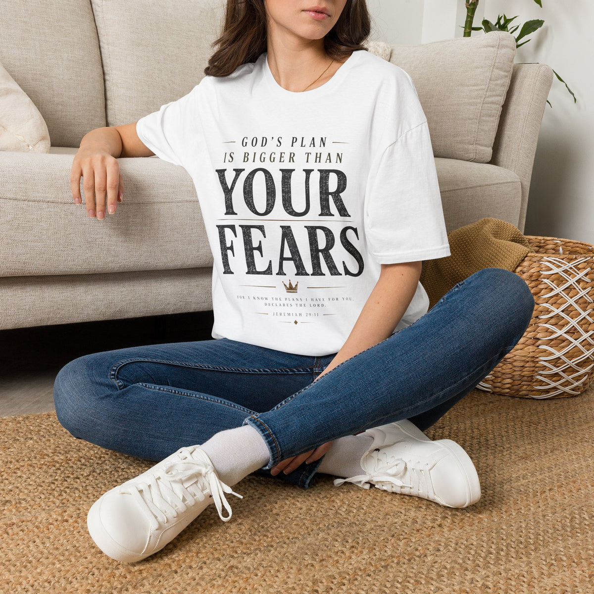 God’s Plan Is Bigger Than Your Fears T-shirt view 8