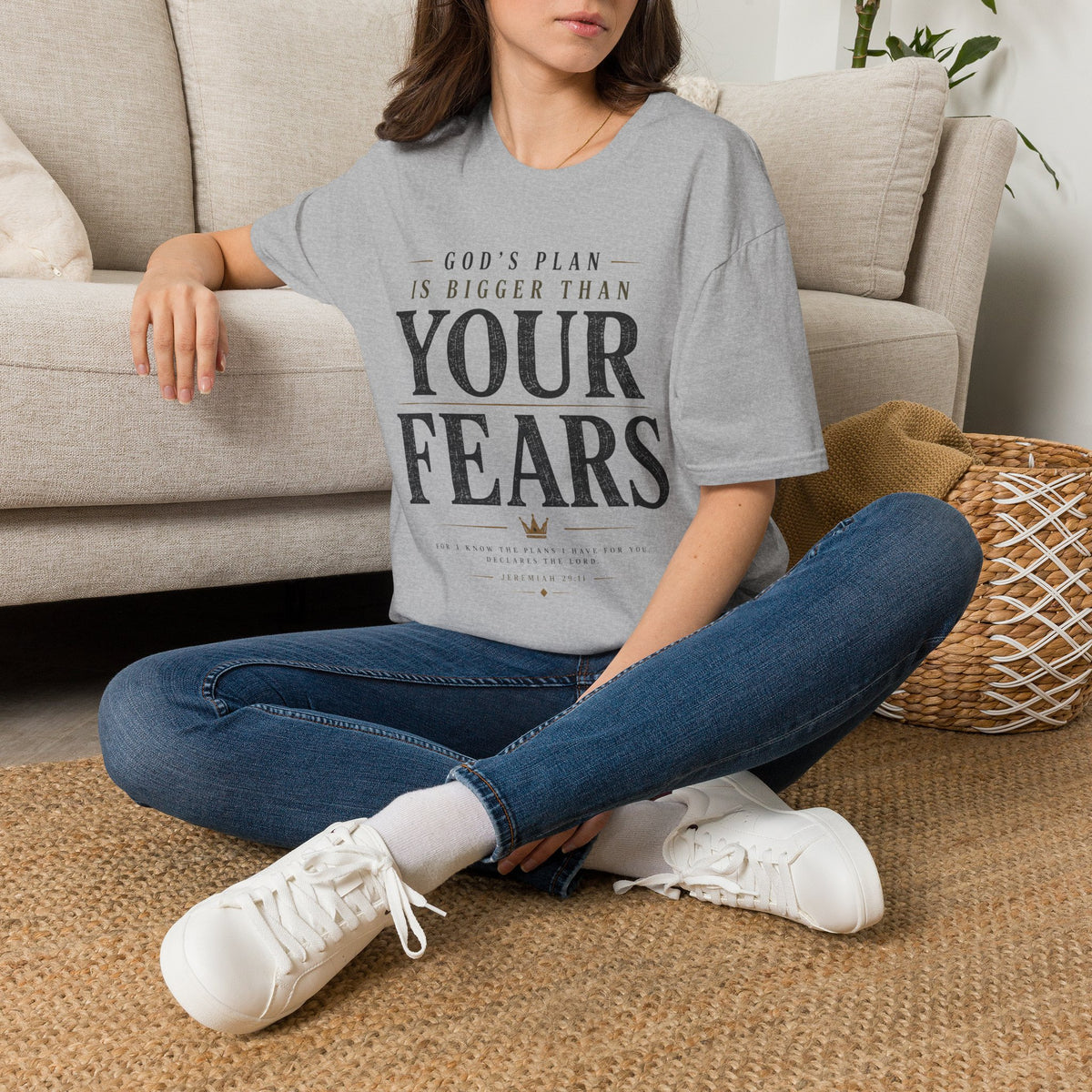 God’s Plan Is Bigger Than Your Fears T-shirt view 12