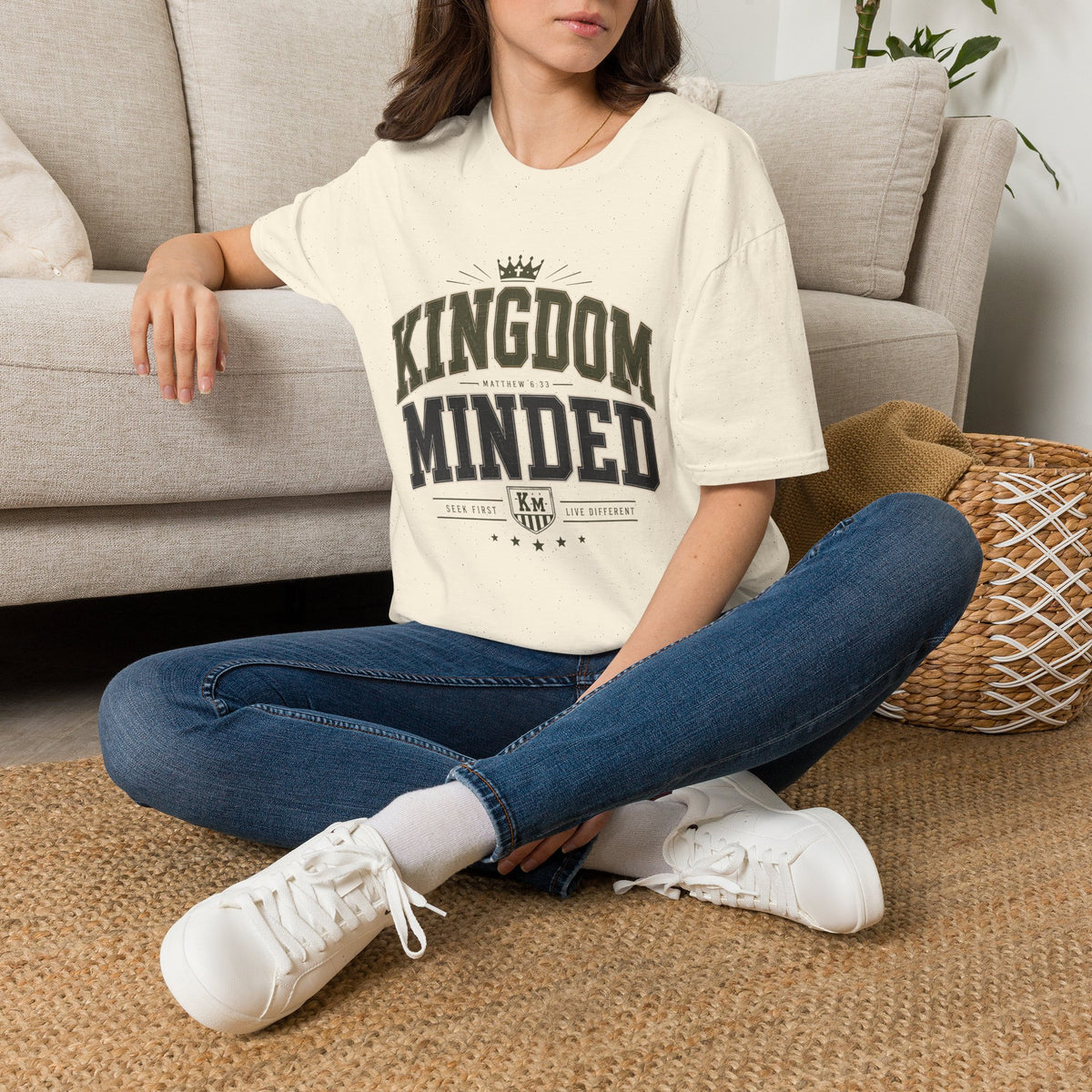 Kingdom Minded unisex Christian faith shirt