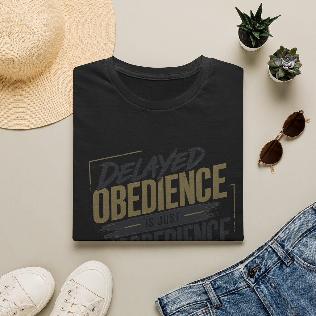 Delayed Obedience Is Disobedience T-shirt view 8