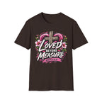 Loved Beyond Measure T-Shirt — Christian Cross Floral Faith Tee Printify customer-view image 10