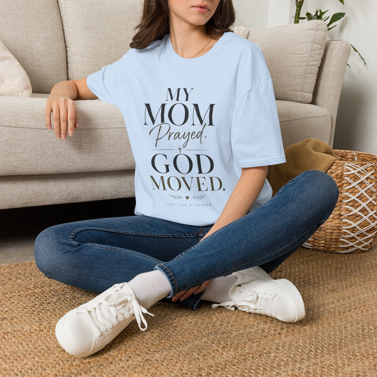 My Mom Prayed Christian T-Shirt T-shirt view 10
