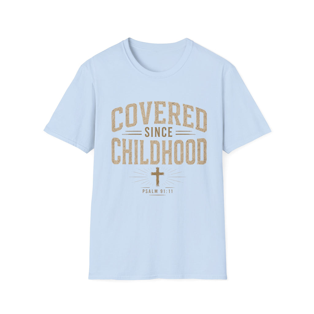 Covered Since Childhood Christian T-Shirt T-shirt view 20