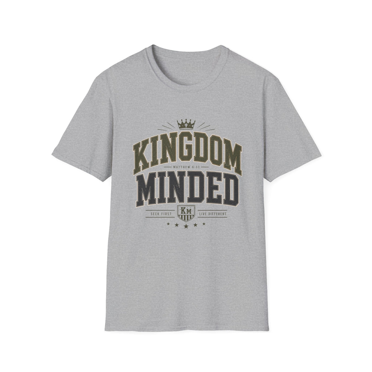 Kingdom Minded faith apparel product image
