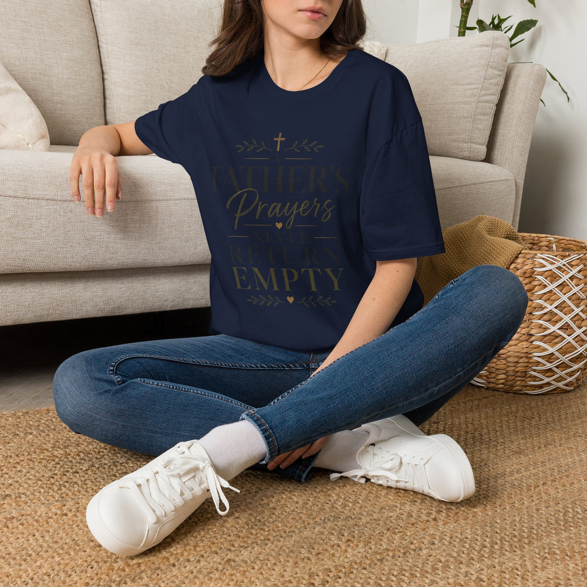 A Father's Prayers Never Return Empty T-shirt view 26