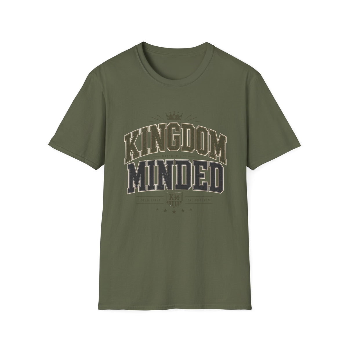 Kingdom Minded inspirational faith apparel