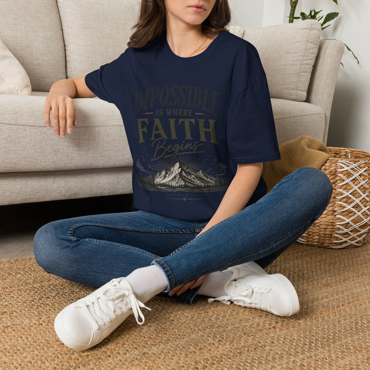 Impossible Is Where Faith Begins T-shirt view 15