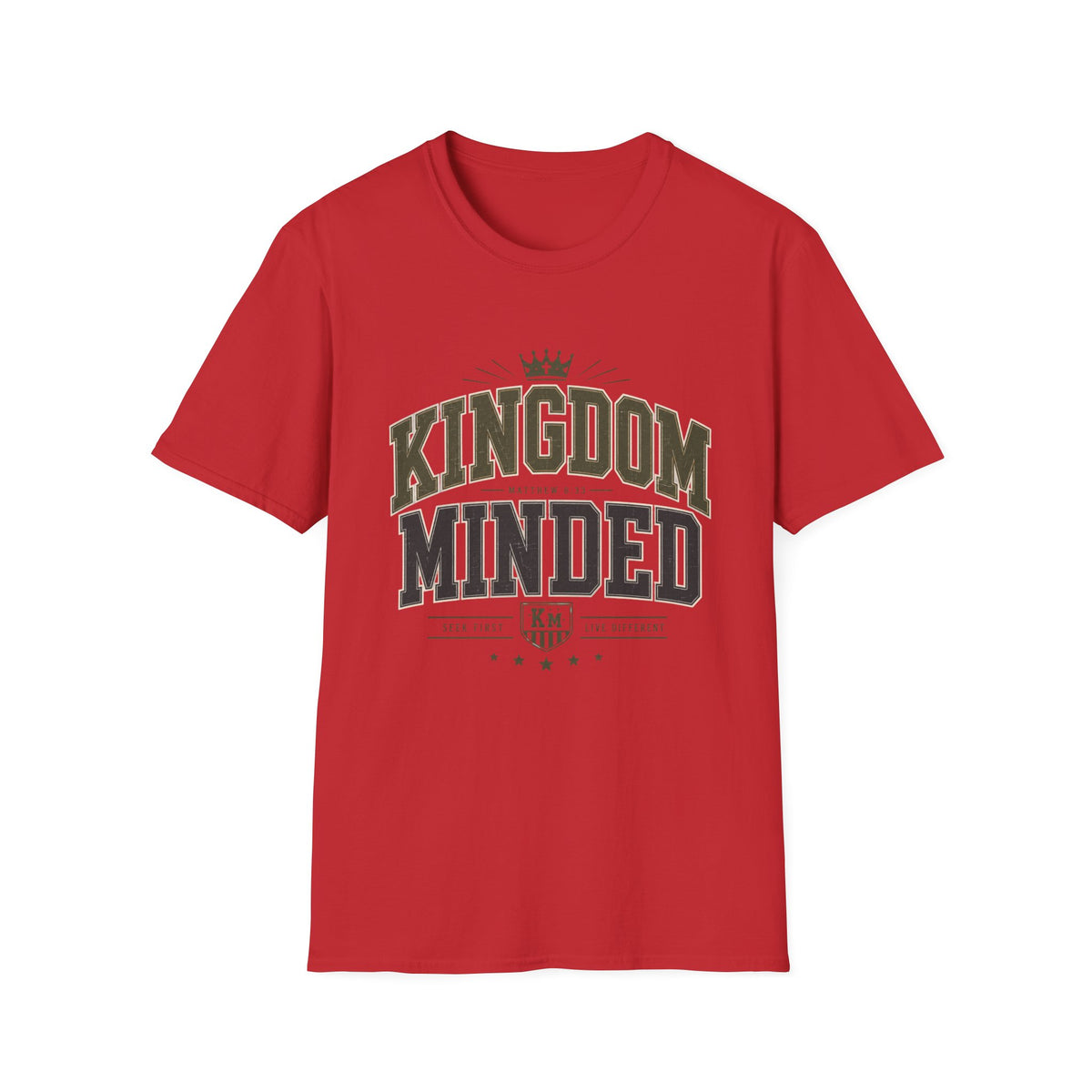 Kingdom Minded Christian graphic T-shirt product image