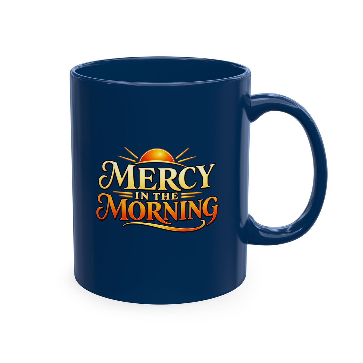 Wedgewood Blue Mercy in the Morning Christian coffee mug
