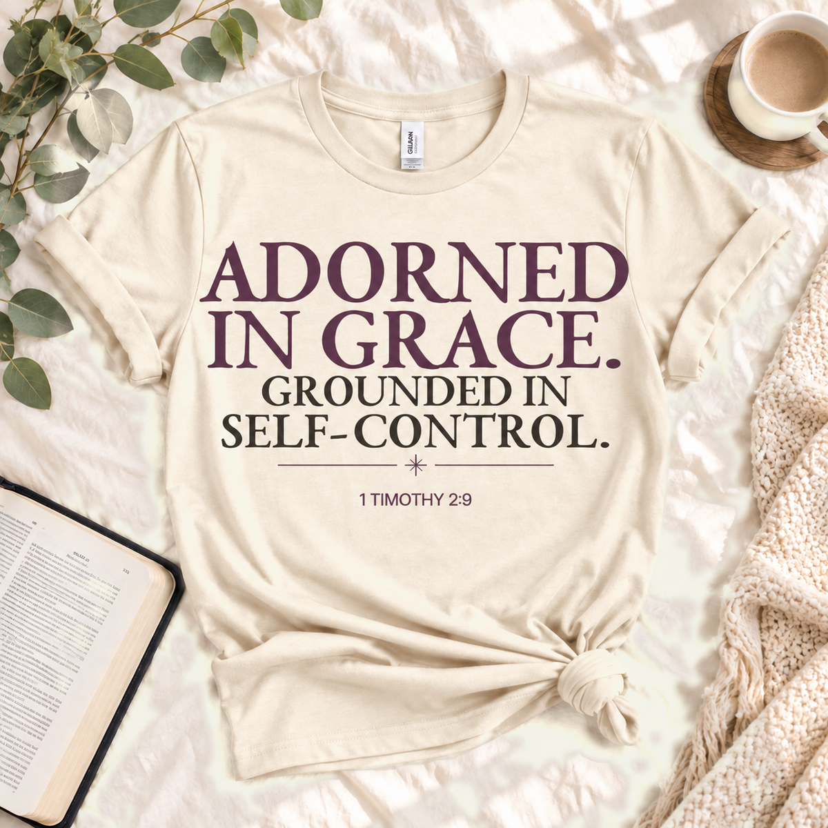 Adorned in Grace. Grounded in Self-Control. — Natural custom hero
